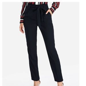 Express High Waisted Paperbag Ankle Pant
